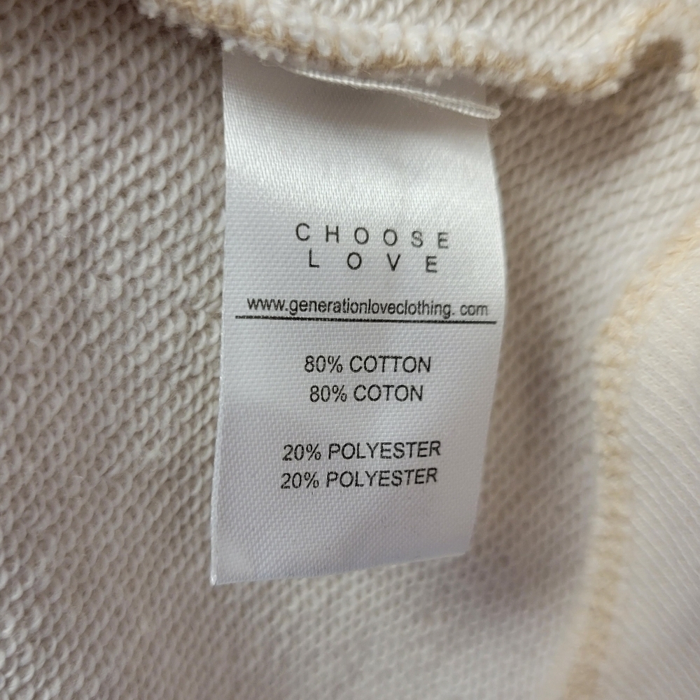 Generation Love Cleo Ruffle Sweatshirt Cream L - Picture 6 of 9